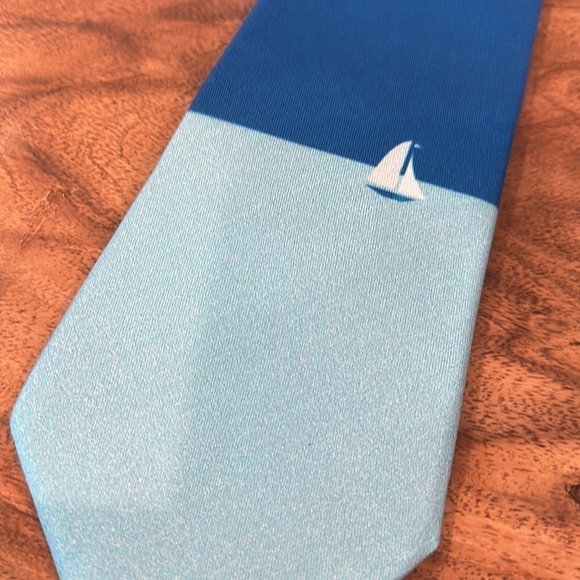 MFA Boston Blue Little Boat Tie - Picture 9 of 10